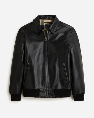 Limited-Edition Flight Jacket in Italian Leather