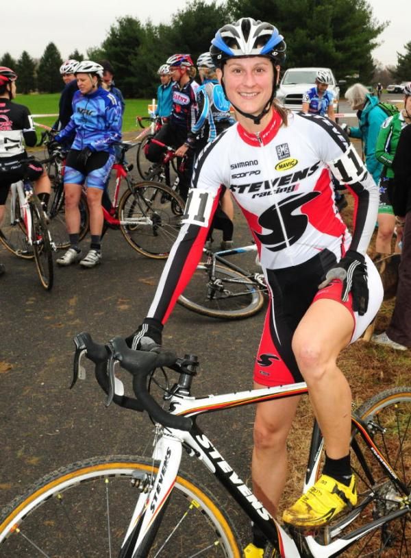 Rebecca Wellons is riding now for Stevens.
