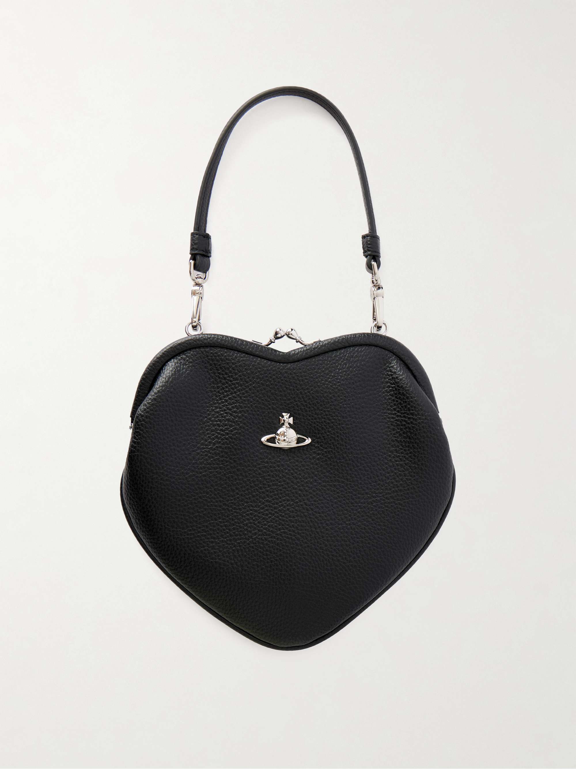 Belle Heart Logo-Appliqu&amp;eacute;d Leather-Effect Shoulder Bag
