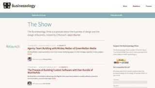 Web design podcasts: The Businesssology show