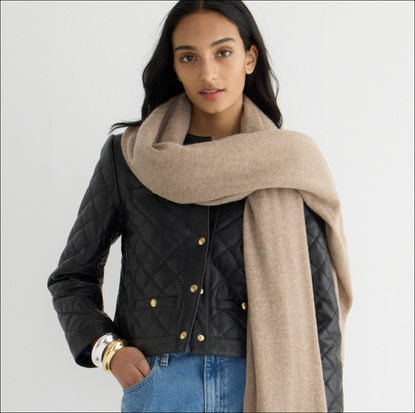 J.Crew Oversized cashmere wrap