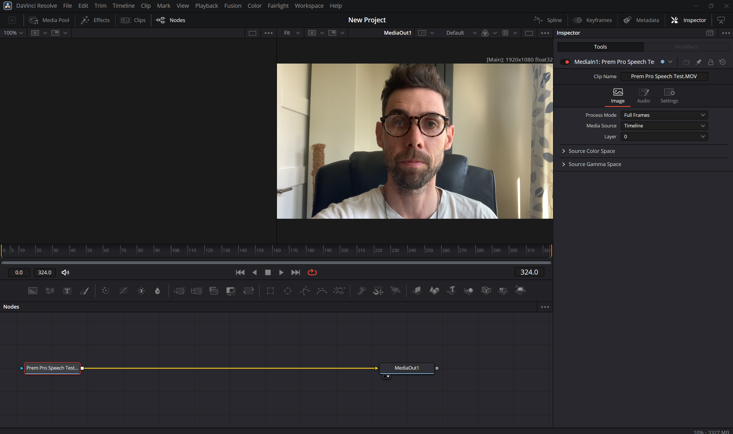 DaVInci Resolve - Tracking