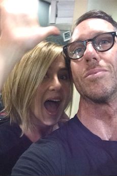 Jennifer Aniston shows off her new bob, courtesy of Chris McMillan