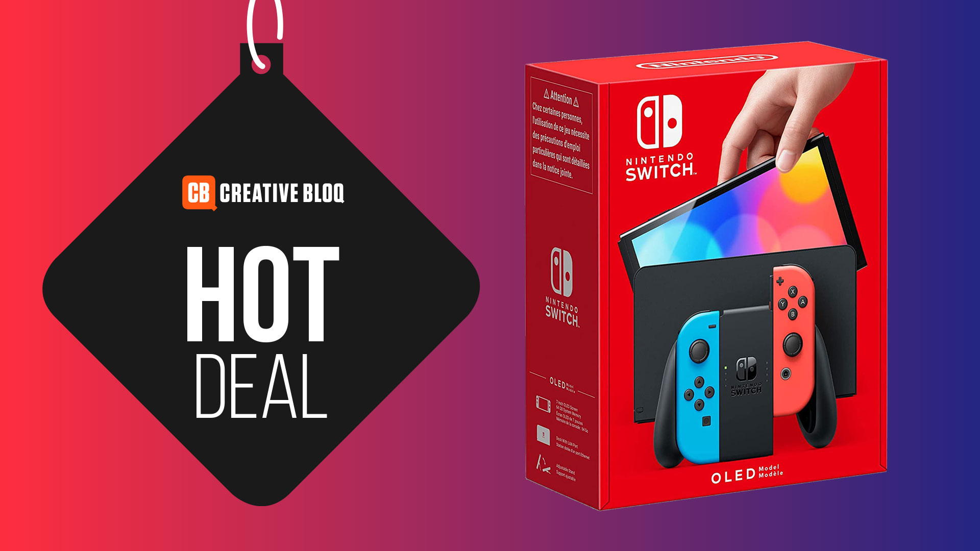 Nintendo Switch OLED product shot
