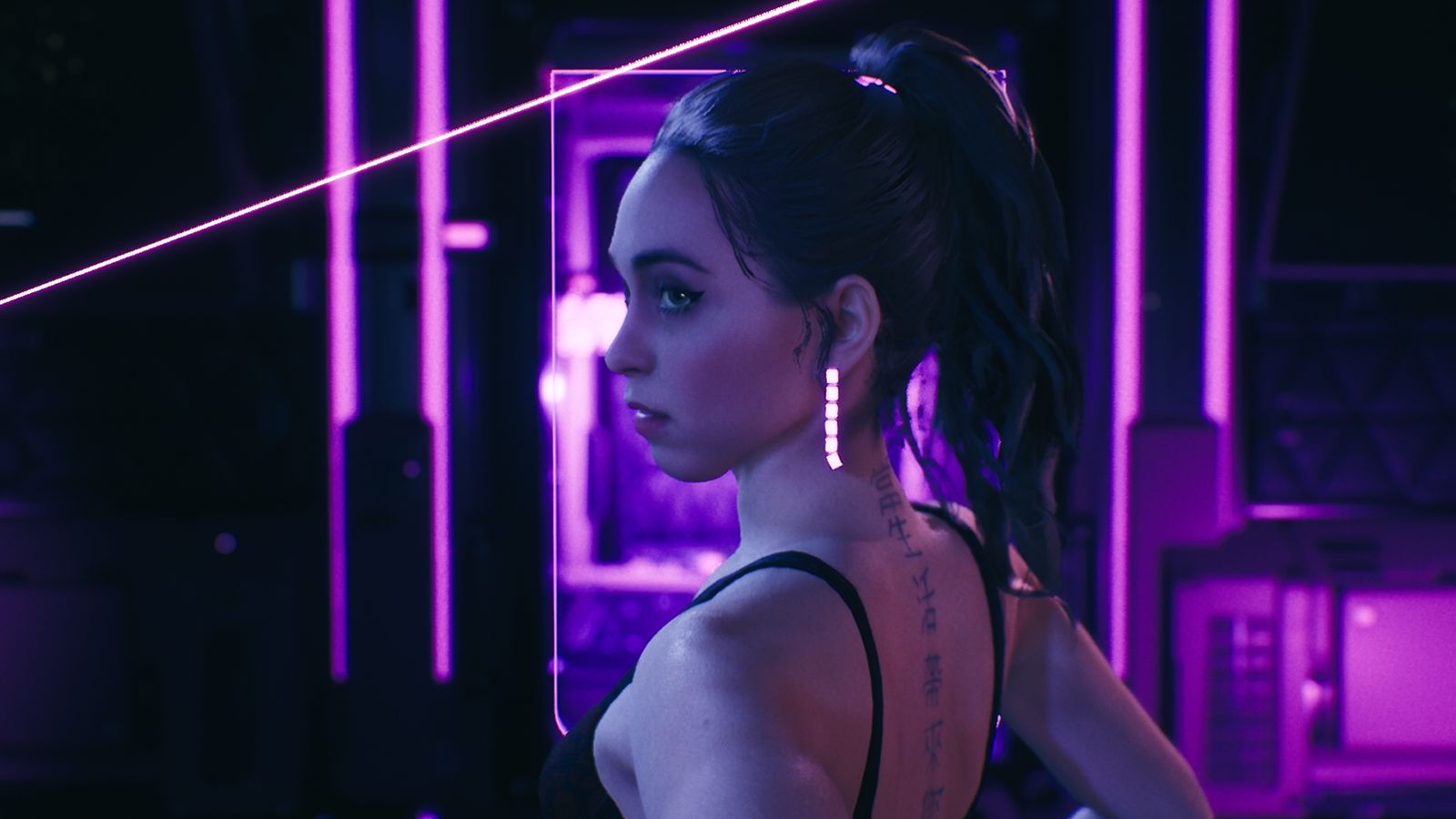 A render of adult film star Riley Reid in VR