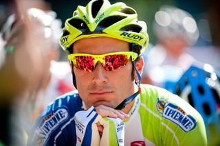 Ivan Basso (Liquigas-Cannondale) before the start of the Japan Cup.