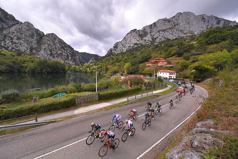 Scenery along the route of stage 20 at the Vuelta