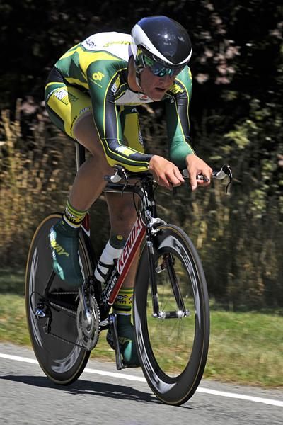 Michael Vink takes out the U23 title in the Elite National Time Trial Champs covering the 40km in a time of 50:14.