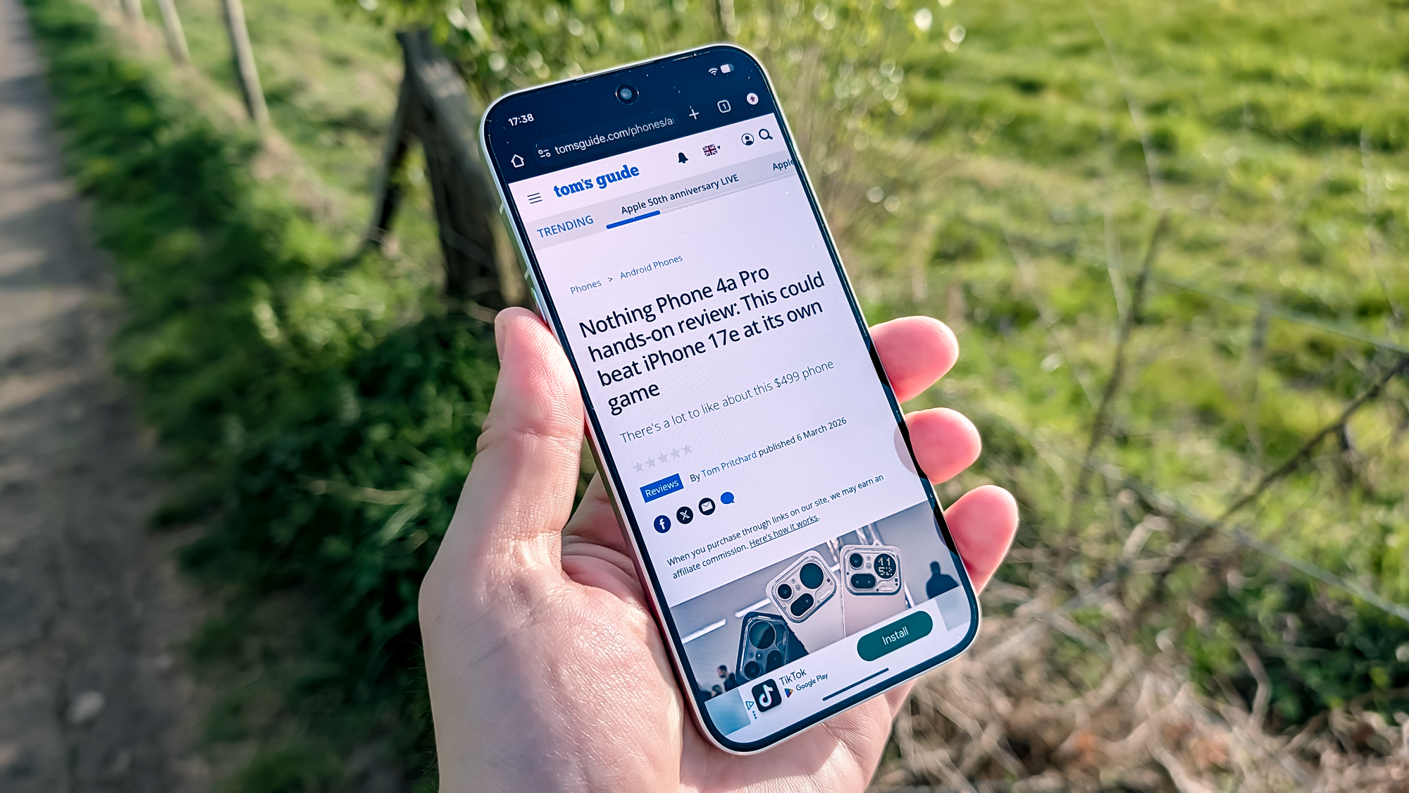 Nothing Phone 4a pro review images