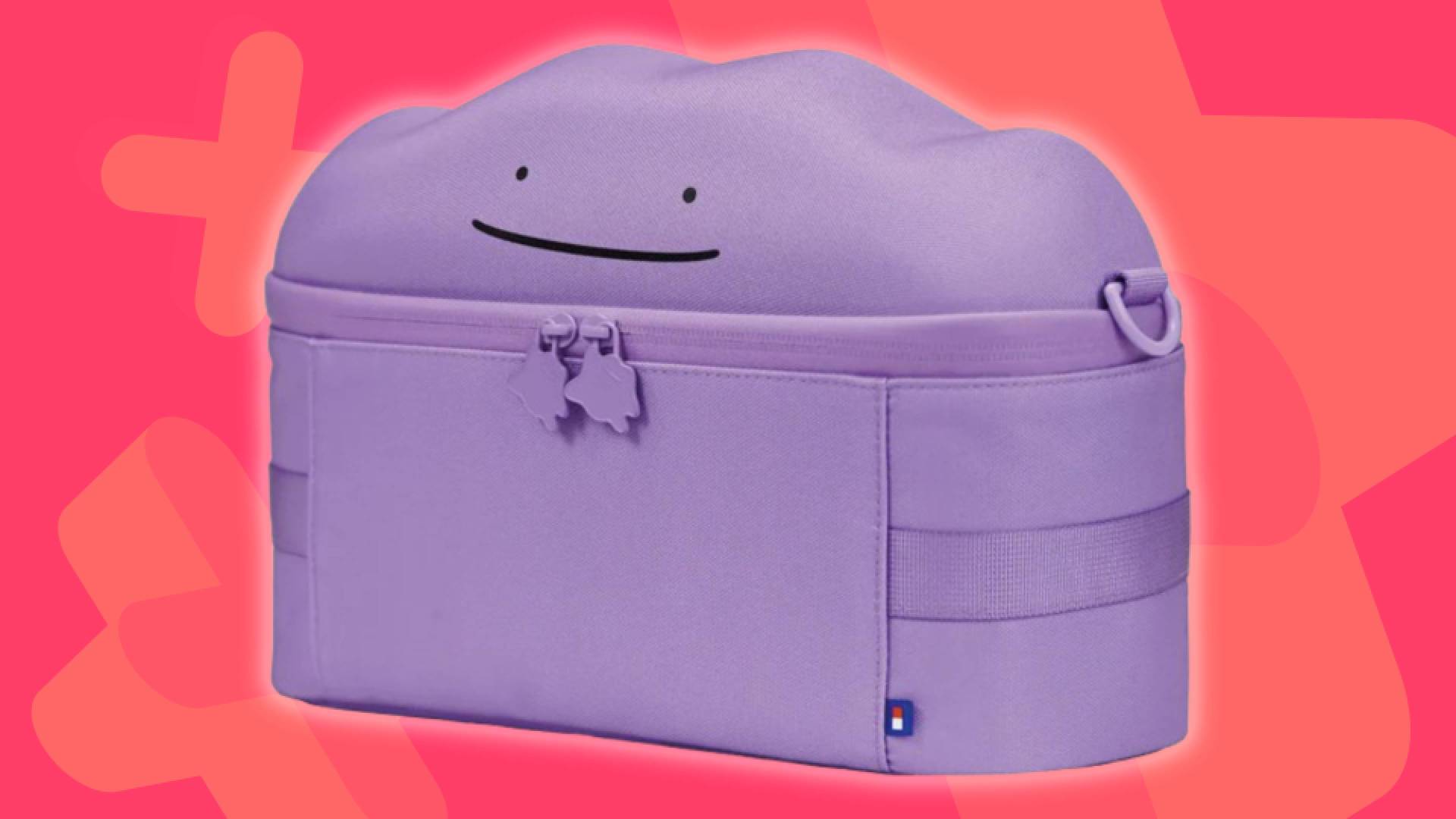 Image of the Ditto Compact Carry All Switch 2 case by Hori, with a pink GamesRadar+ background.