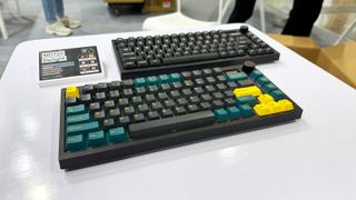 Armygroup mechanical keyboard on display at Computex 2024
