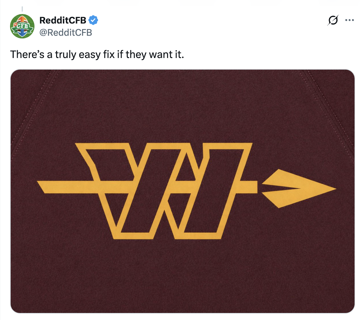 Washington Commanders alternate logo
