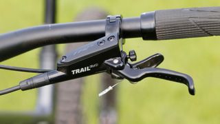 Close of the One-Sixty's brake and dropper post levers
