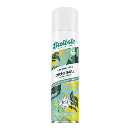 Batiste Original Dry Shampoo, Absorbs Oil &amp;amp; Grease, Original Fragrance, 5.71 Oz
