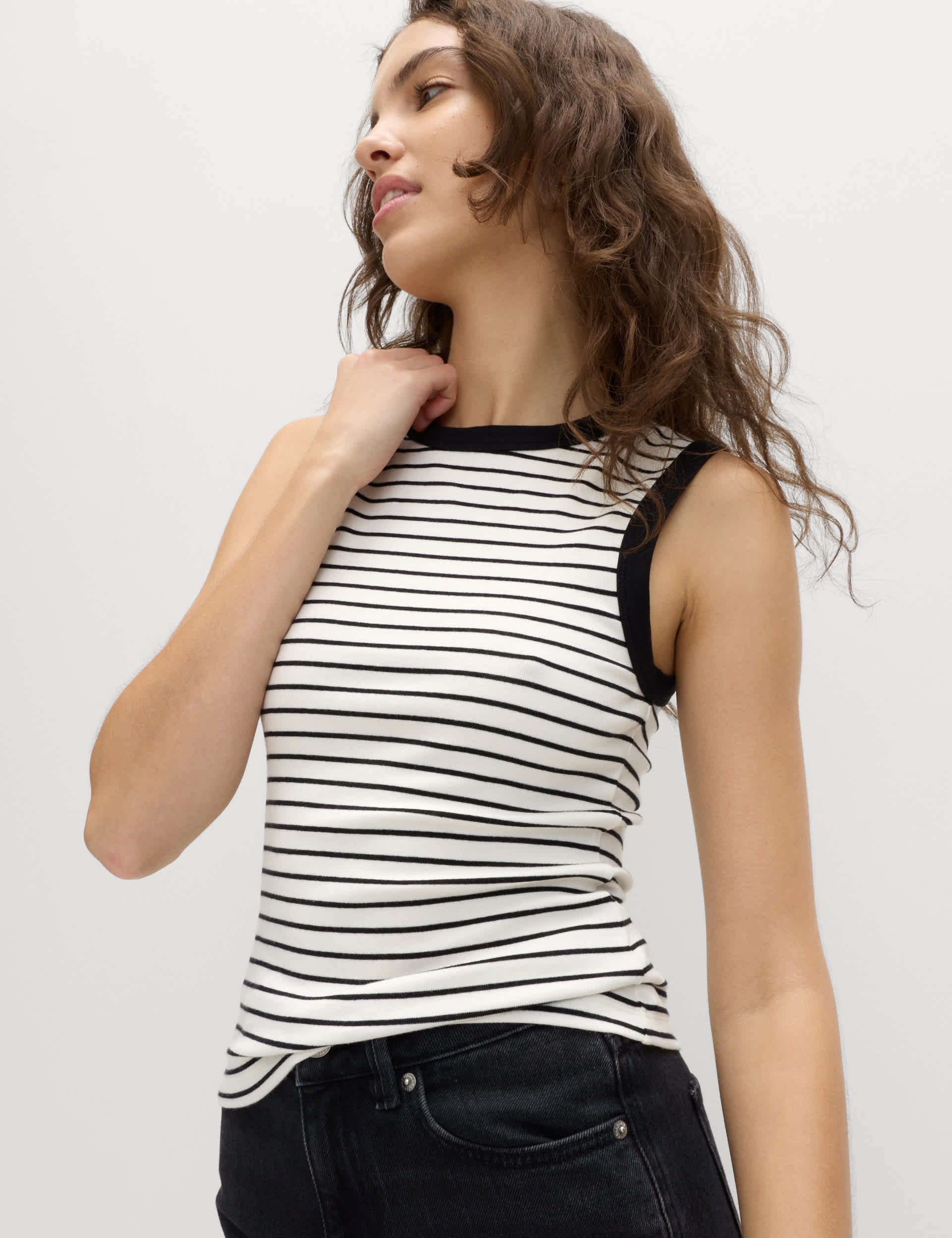 Cotton Rich Premium Slim Fit Tank Top