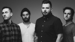 Thrice in 2016 (Dustin Kensrue, second right)