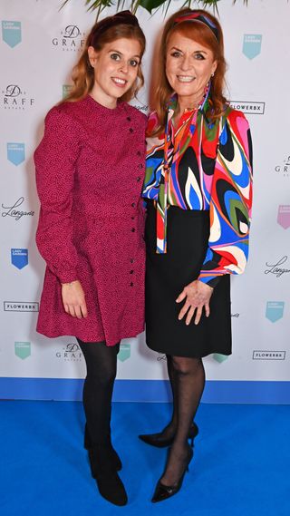 Princess Beatrice of York and Sarah Ferguson, Duchess of York attend The 10th Annual Lady Garden Foundation Langan's Ladies Lunch