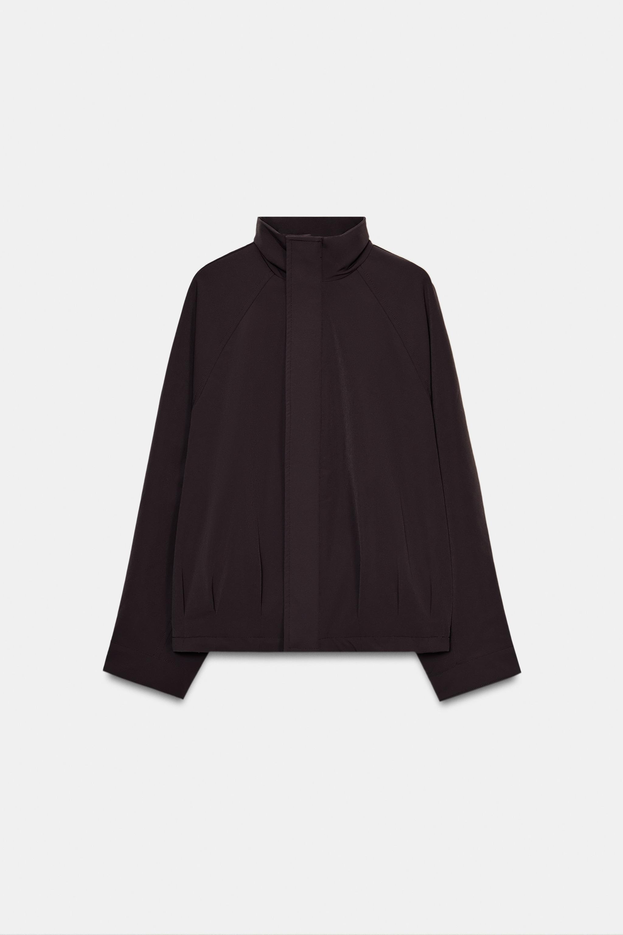 Oversized Zipper Bomber Jacket