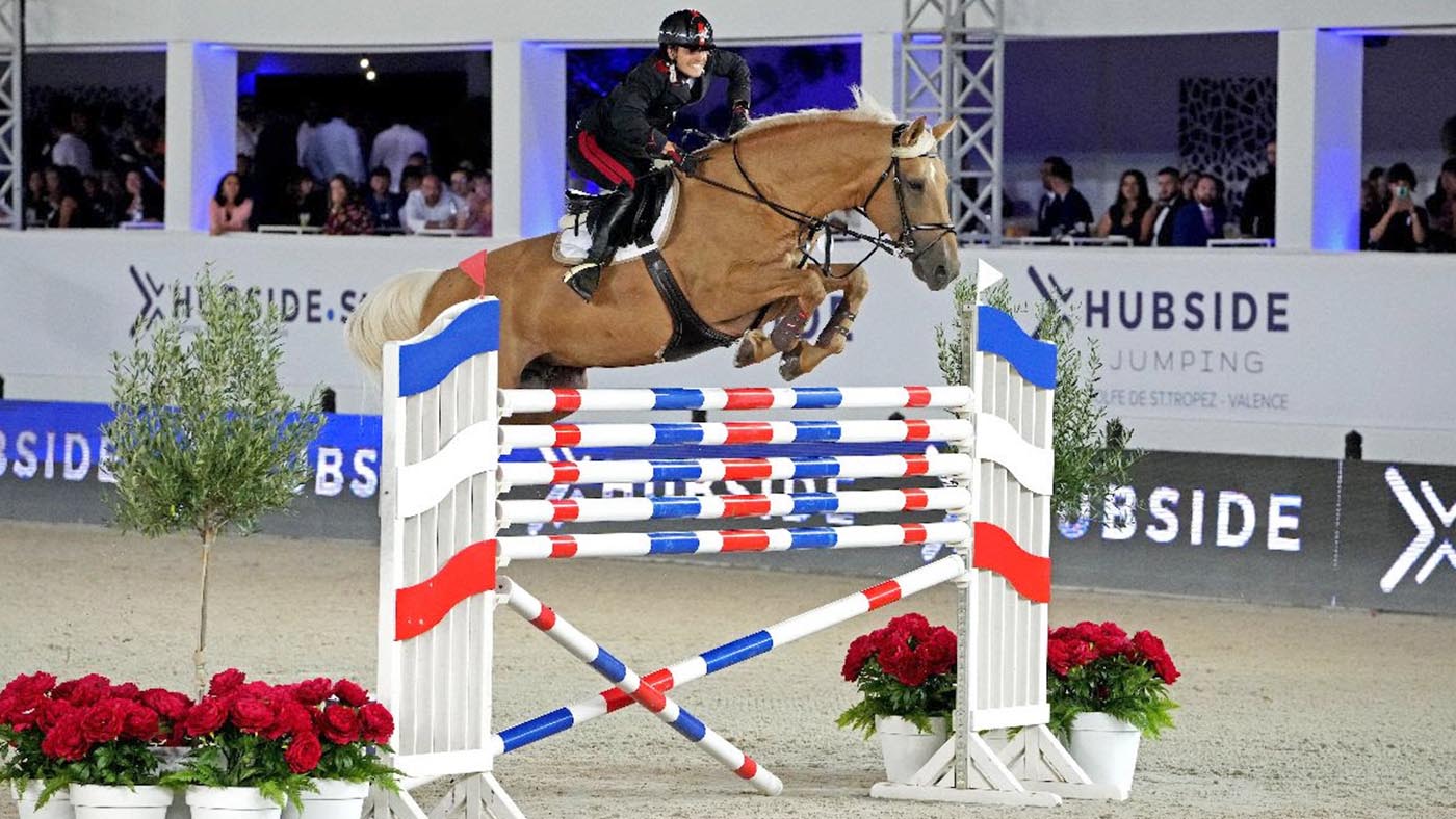 Filippo Marco Bologni and Capuccino winning the six-bar at Hubside Jumping Valence in France