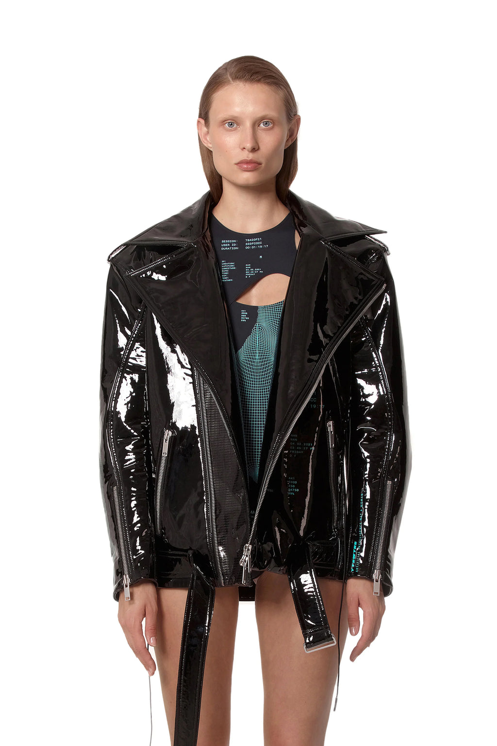 Black Lacquer &amp;ldquo;time&amp;rdquo; Jacket