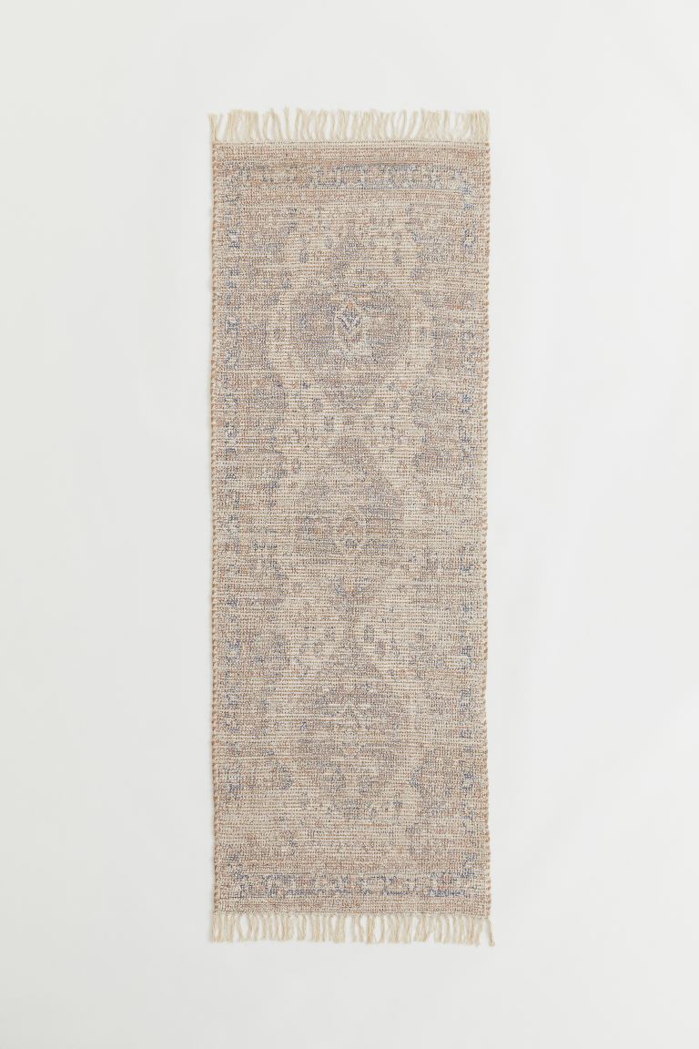 Chenille runner rug from H&M Home.