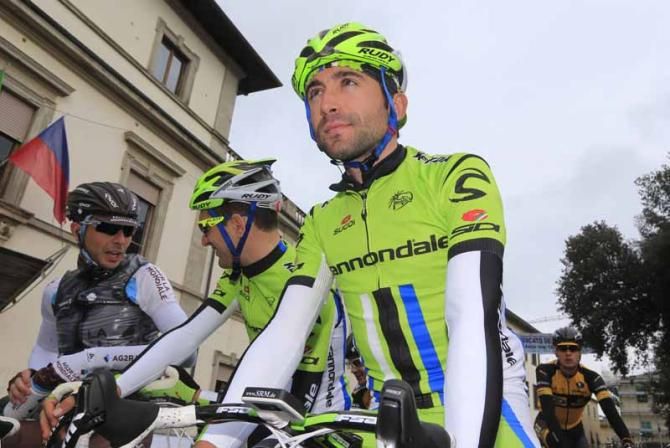 Moreno Moser (Cannondale) at the start