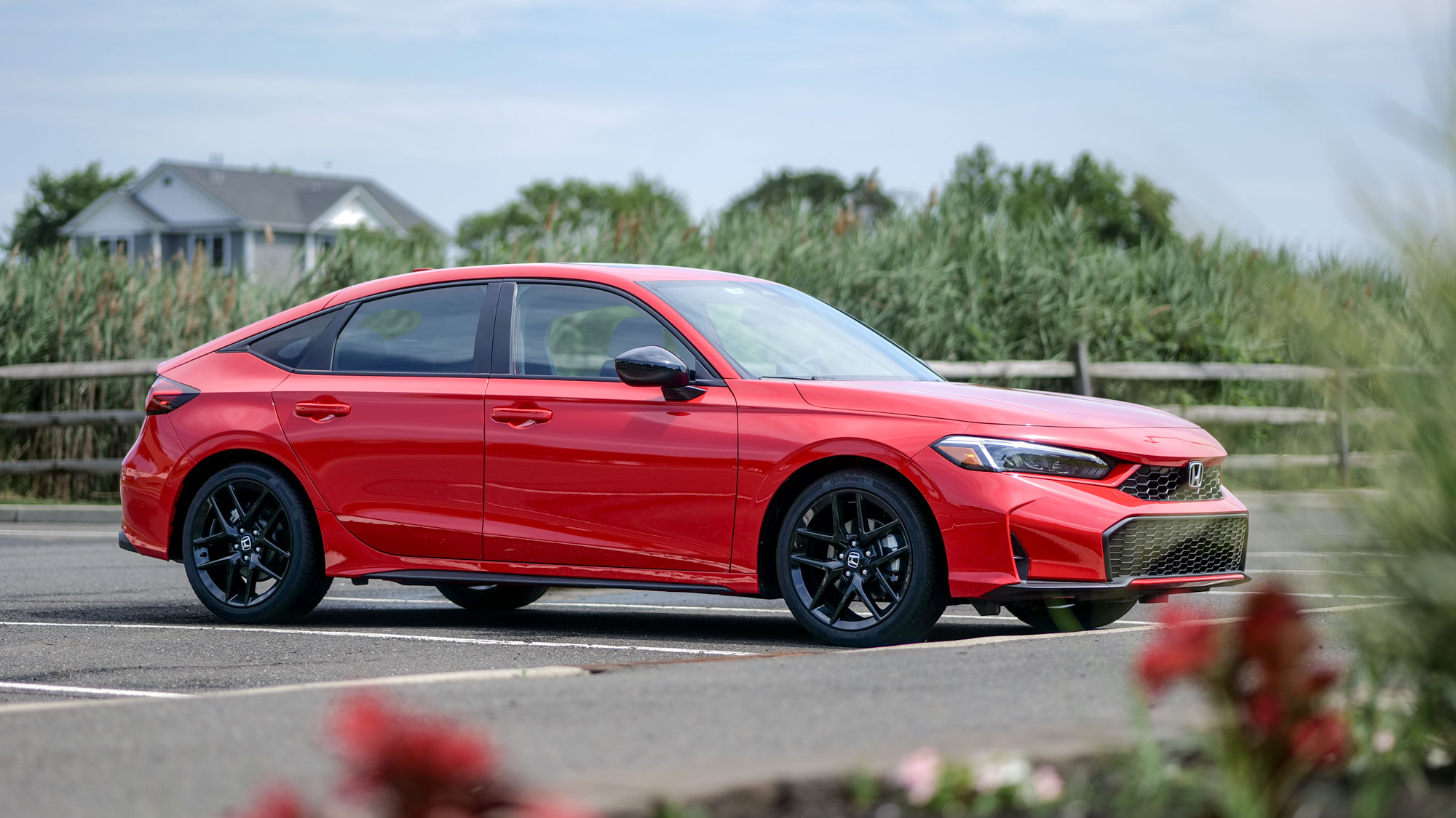 2025 Honda Civic Sport Hatchback Hybrid test drive.