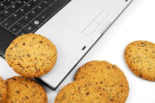 Cookies on a laptop