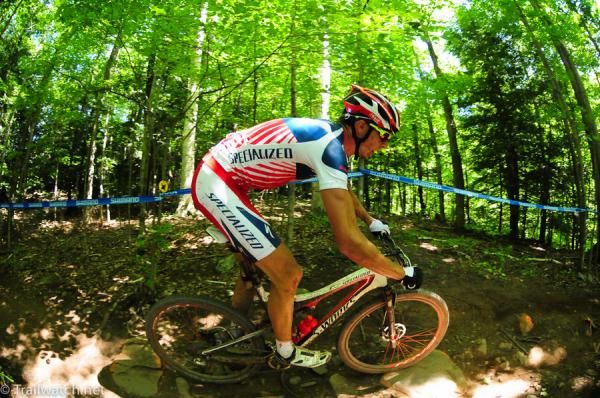 Todd Wells (Specialized) appears to be on great form to defend his USA jersey