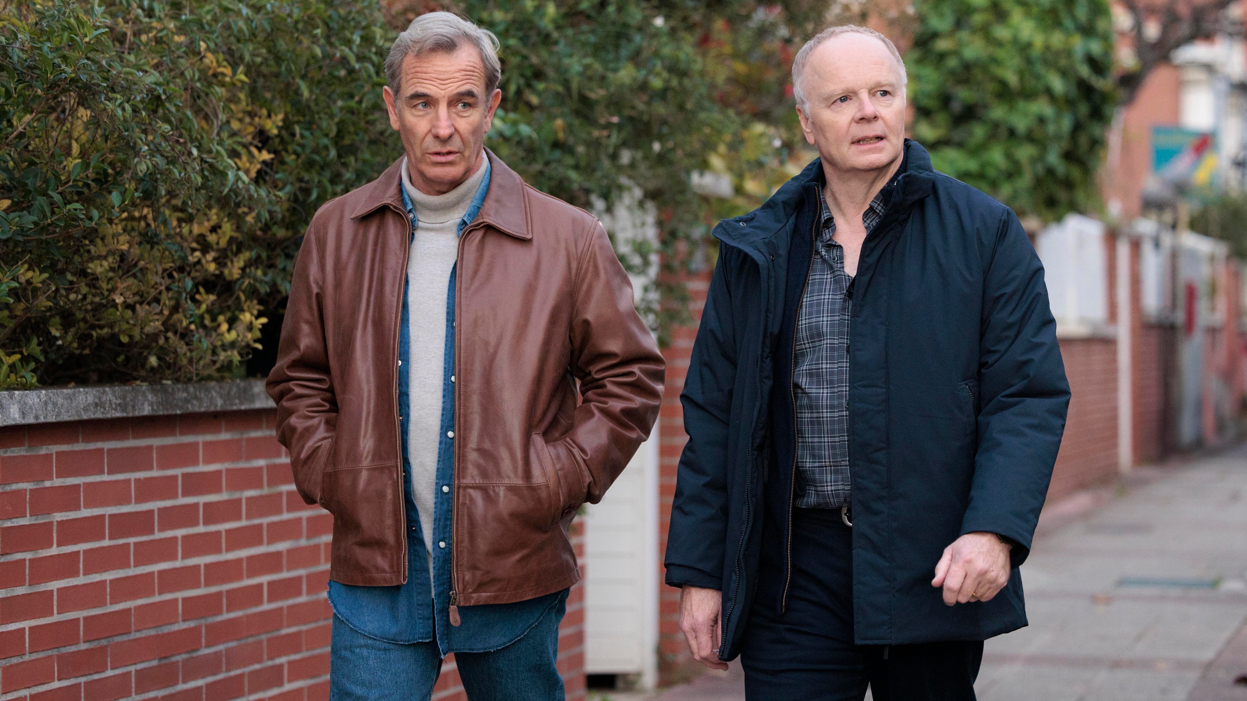 Robson Green as Patrick and Jason Watkins as Huw in The Game