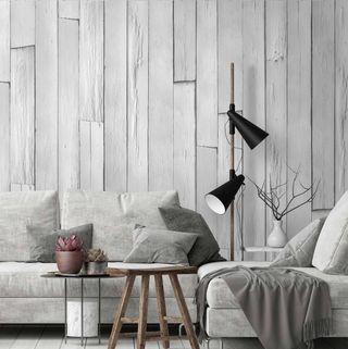 wooden board wallpaper from woodchip & magnolia