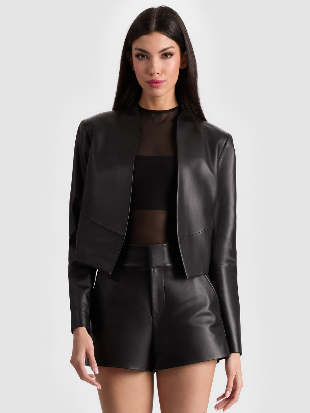 New Harvey Leather Jacket - Black