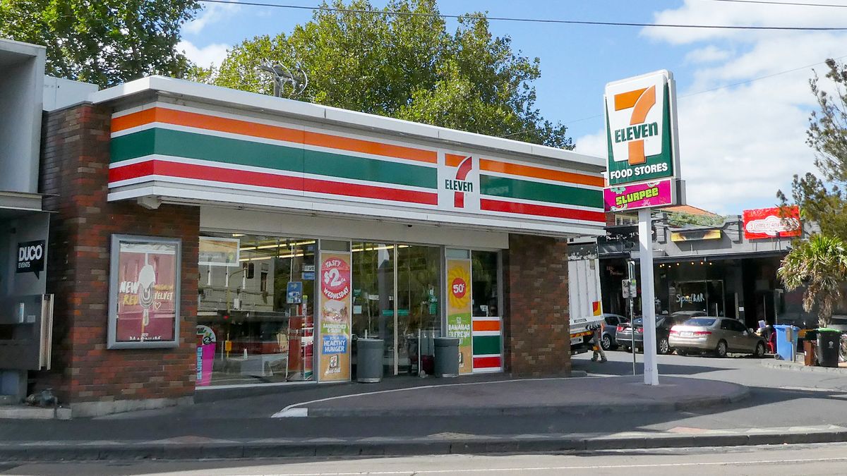 A view of a 7-Eleven convenience store located in Melbourne Australia