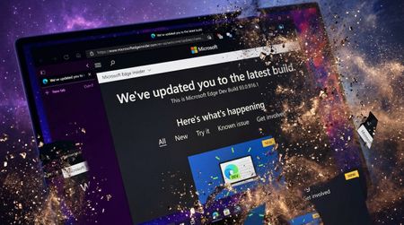 Microsoft Edge being destroyed