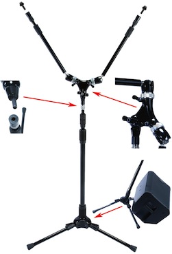 Full Compass to Distribute Triad-Orbit Mic Stand Systems