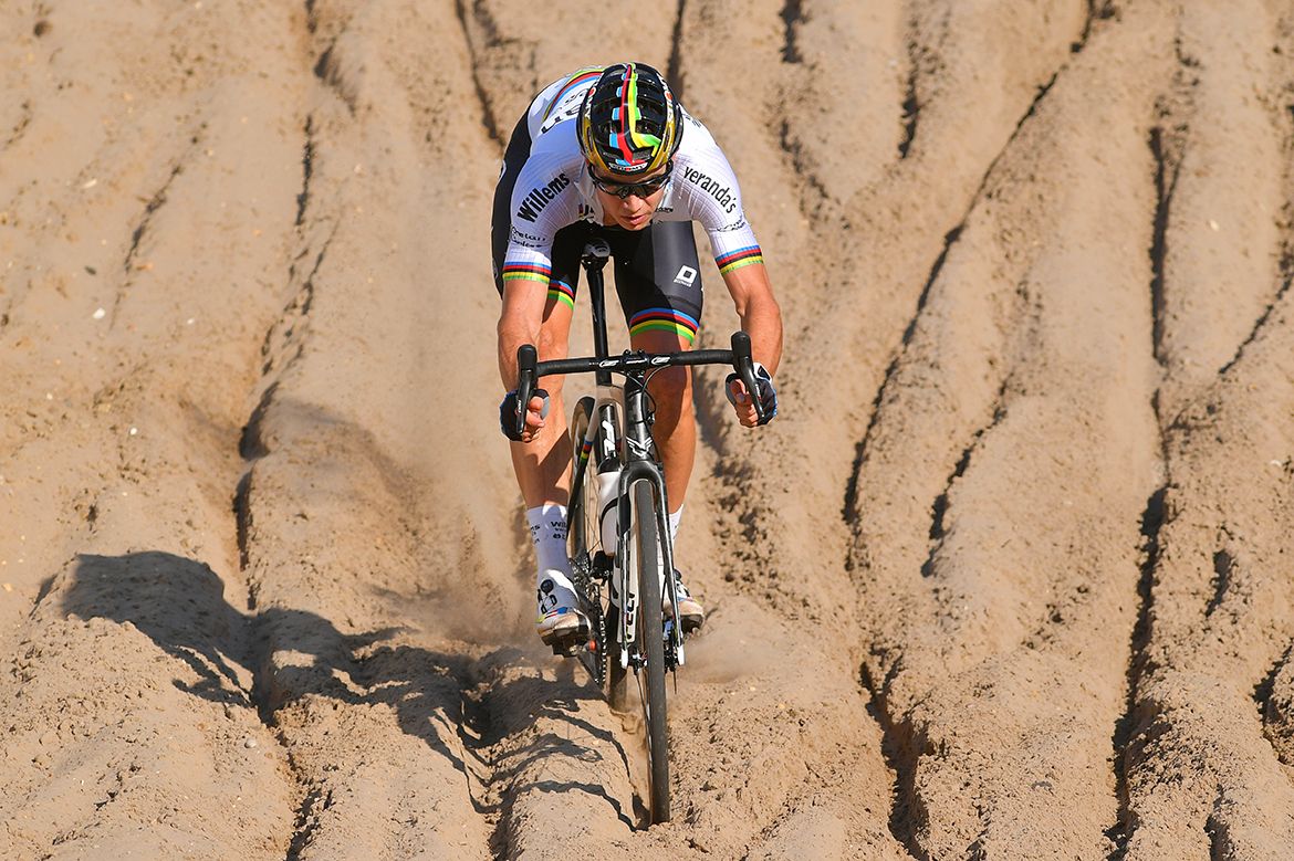 Wout Van Aert in the Zonhoven sand