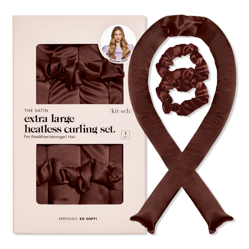 Extra Large Heatless Curling Set Satin