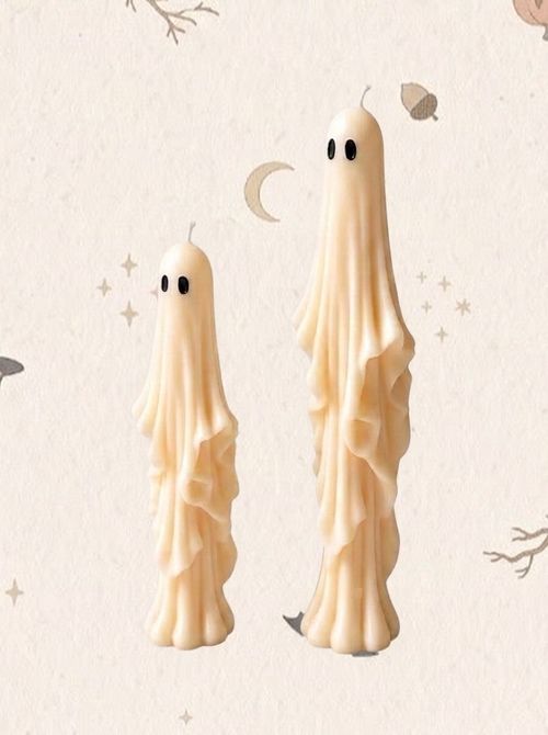 Handmade Soy Wax Ghost Candles