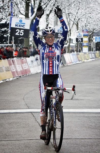 Katie Compton was victorious