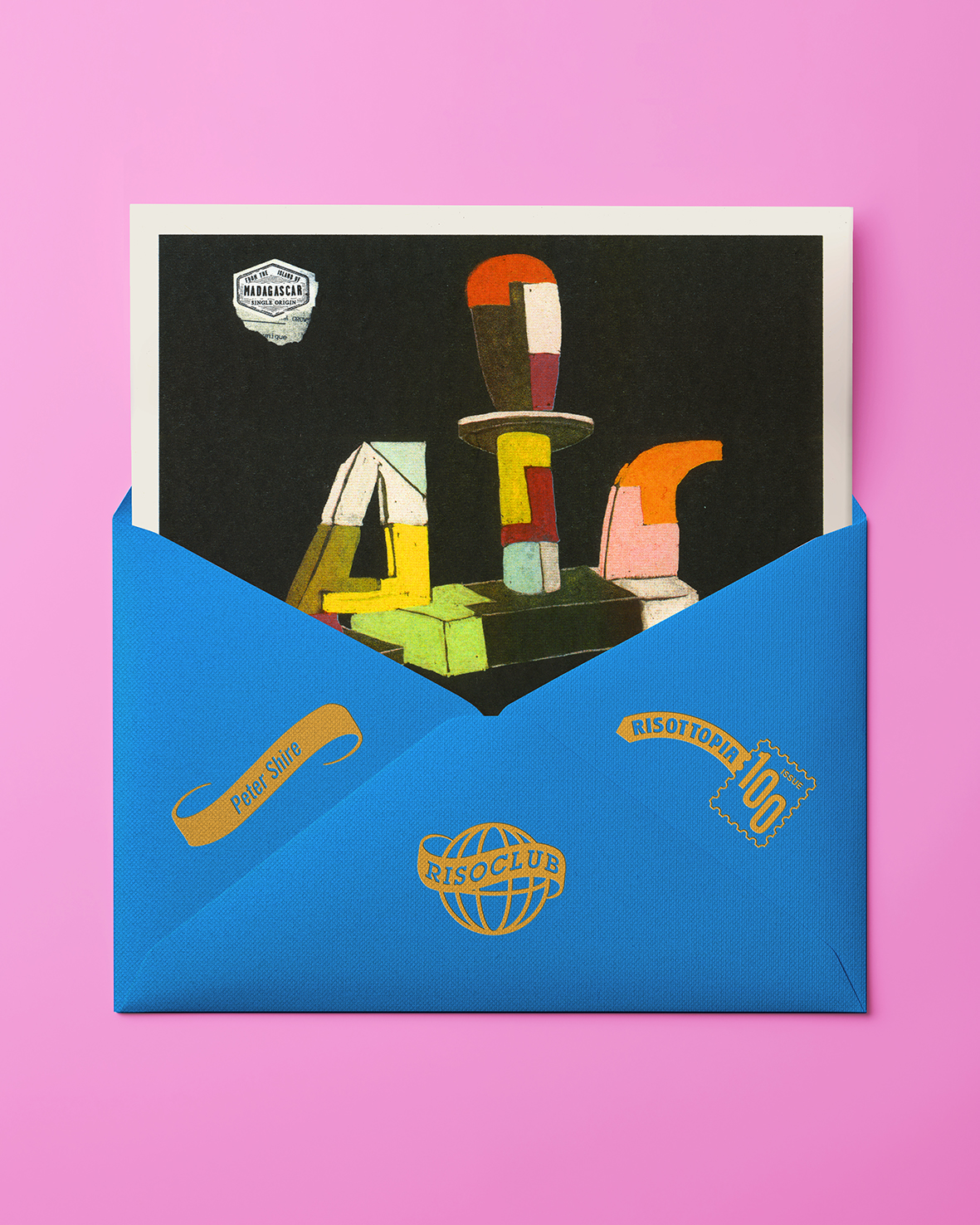 stationery with colourful illustrations