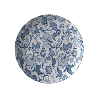 Blue Floral Plate