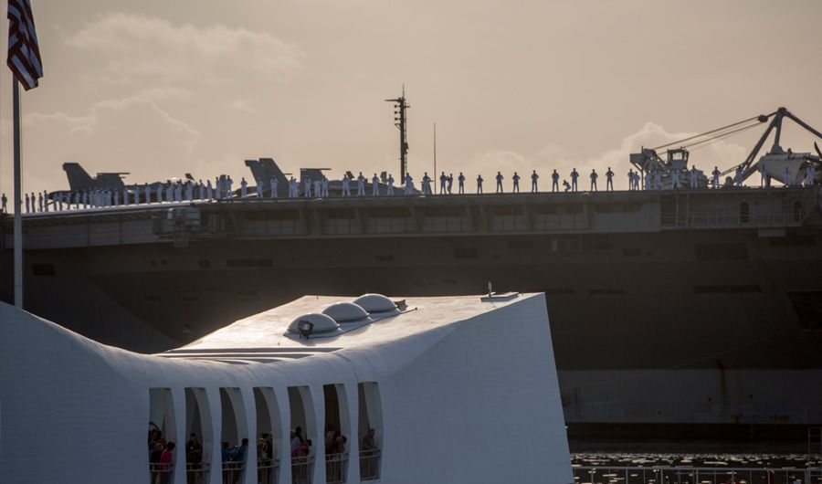 Nimitz-class aircraft carrier USS John C. Stennis