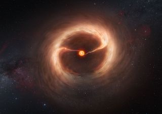 Artist’s Impression Disk of Gas Cosmic Dust HD 142527 ALMA