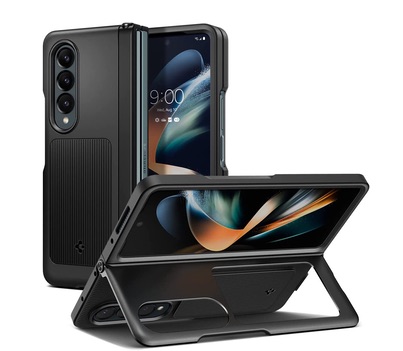 Bästa Samsung Galaxy Z Fold 4-skal: Spigen Neo Hybrid S för Galaxy Fold 4 mot en vit bakgrund.