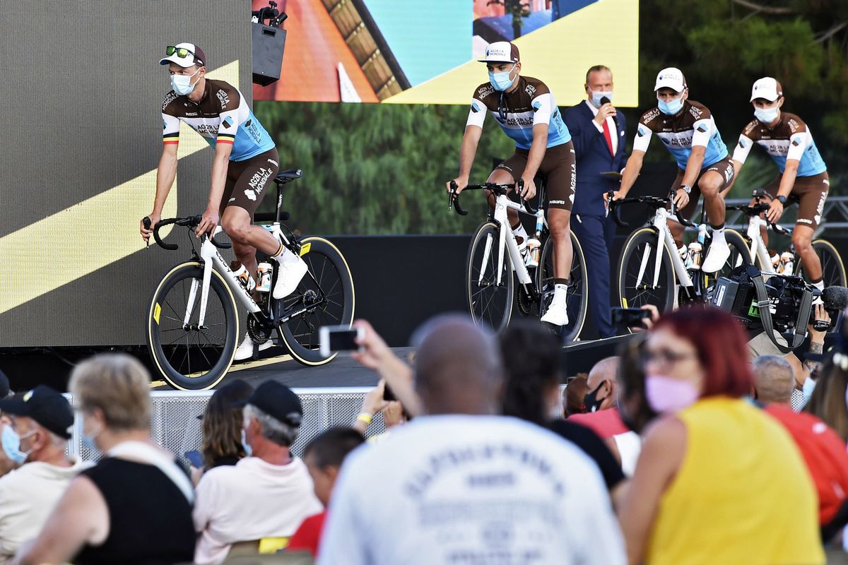 Tour de France 2020 - 107th Edition - Teams Presentation - 27/08/2020 - AG2R - La Mondiale - photo Jan De Meuleneir/PN/BettiniPhoto&Acirc;&copy;2020
