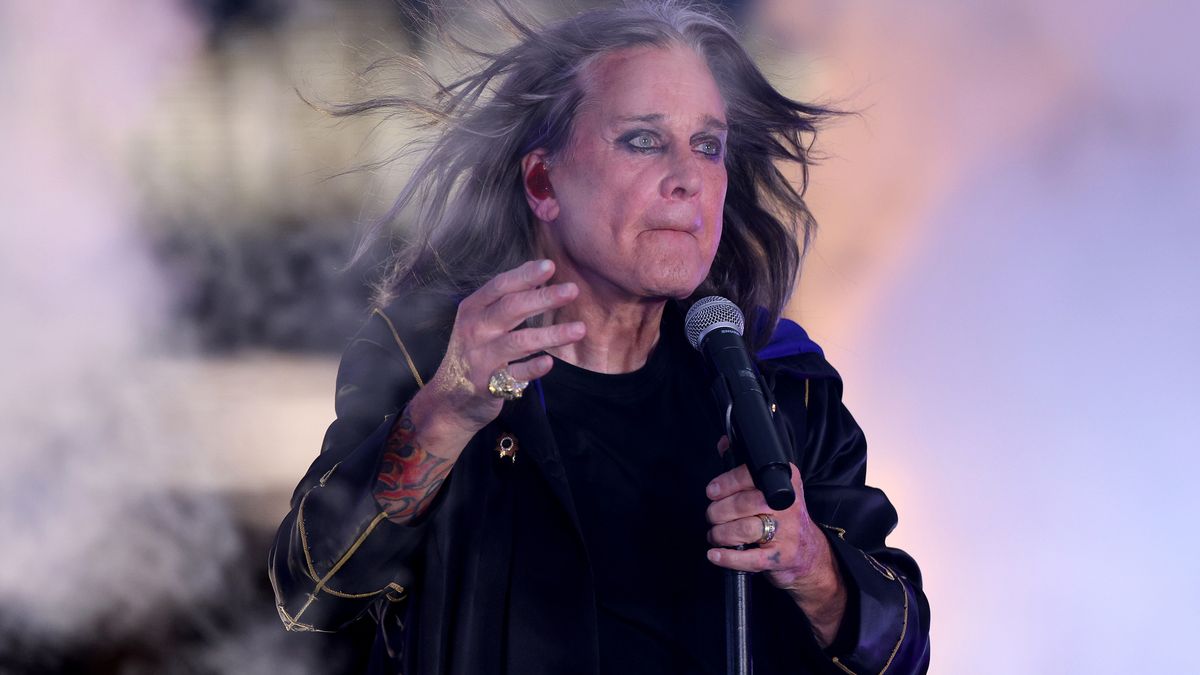 Ozzy Osbourne performs during half-time of the 2022 NFL season opening game between the Buffalo Bills and the Los Angeles Rams at SoFi Stadium on September 08, 2022 in Inglewood, California. 