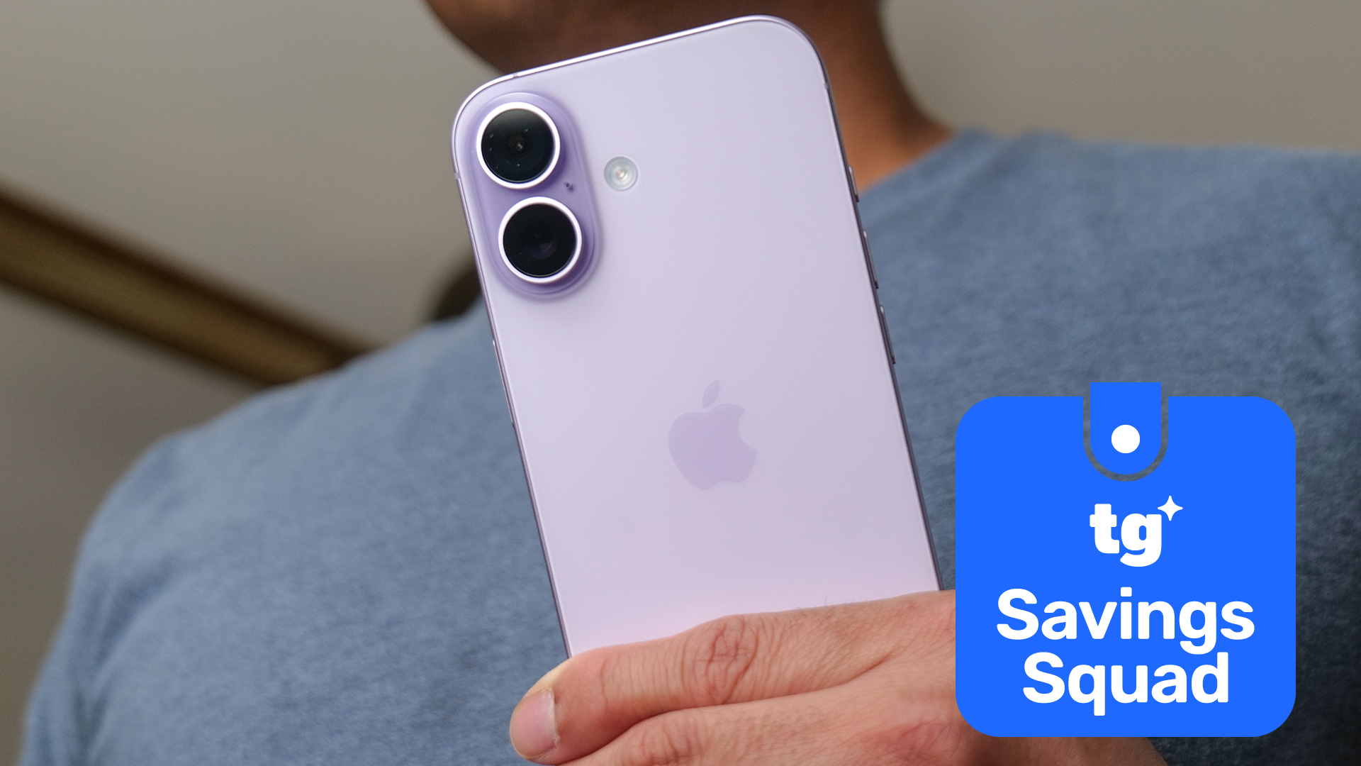iphone 17 with savings squad badge
