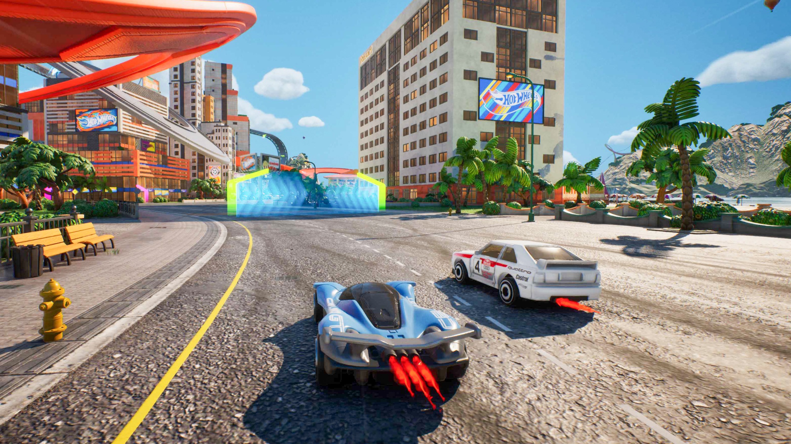 A screenshot for Hot Wheels Infinite Rush