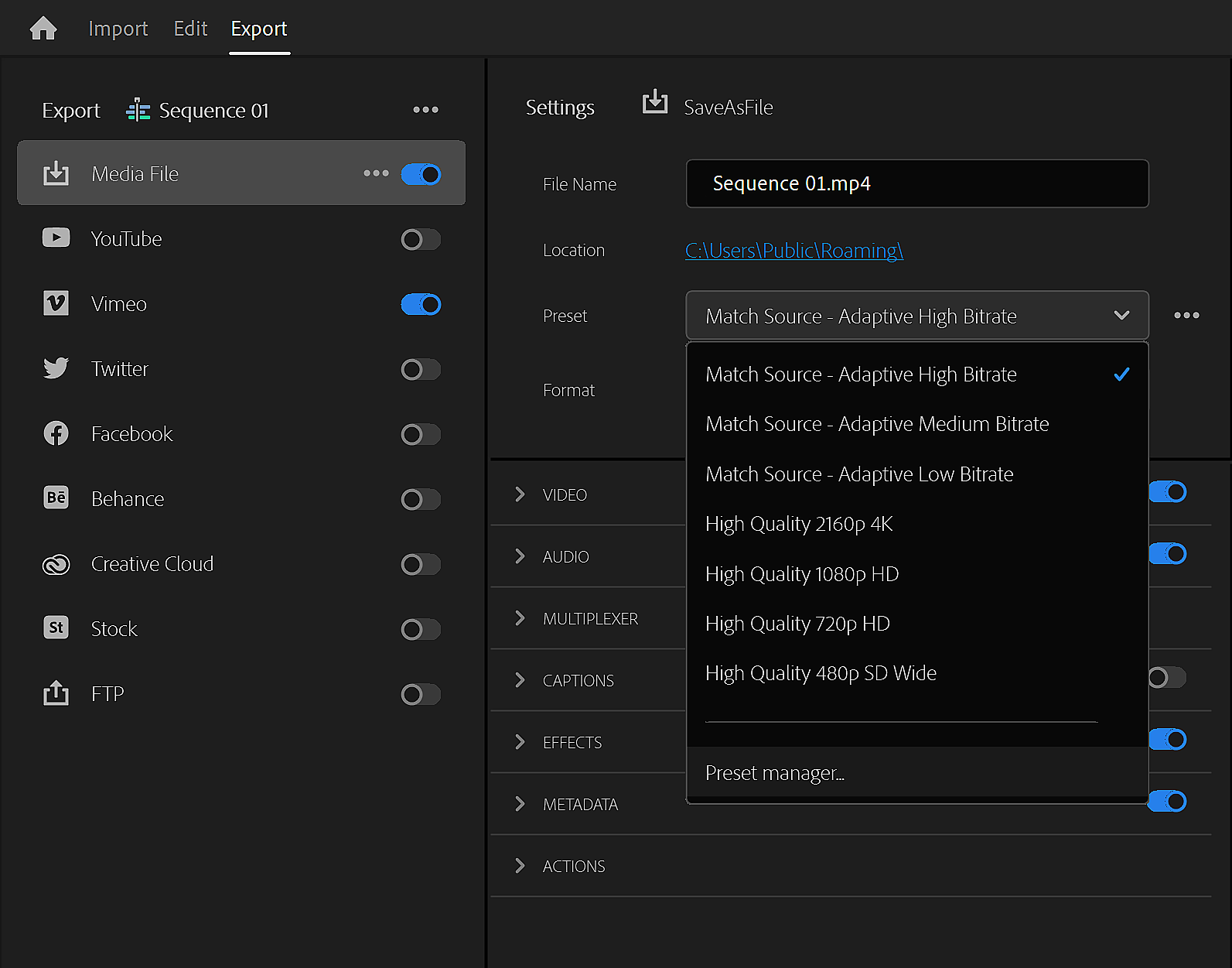 Adobe Premiere Pro