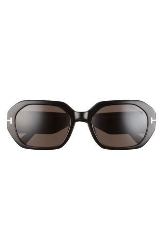 55mm Geometric Sunglasses